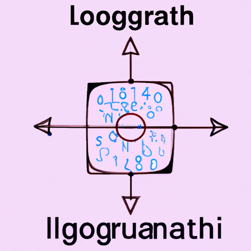 איור של לוגו אינסטגרם עם משוואות מתמטיות, המייצגים את אלגוריתם האינסטגרם